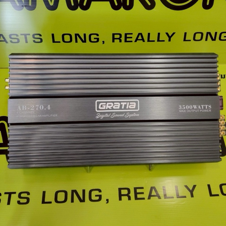 AB-270.4 เพาเวอร์แอมป์คลาส AB 4 แชนแนล | ขับเสียงกลางแรง เสียงคมชัดทุกย่าน!