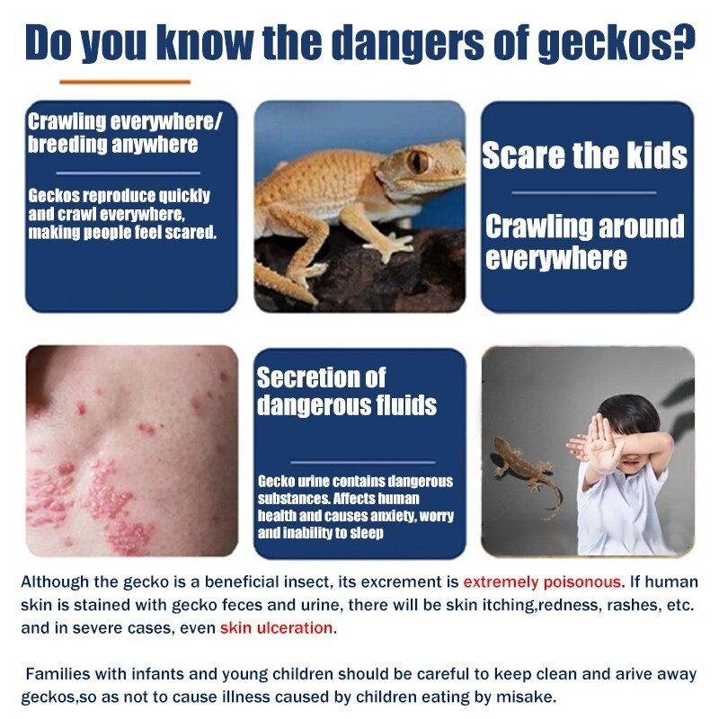 นําเข้าจากญี่ปุ่น ยาฆ่าตุ๊กแก ไม่มีตุ๊กแกทั้งบ้าน 365 วัน ยาฆ่าจิ้งจกตาย เสียชีวิตหลังจากหลบหนีจากพิษ ยาฆ่าจิ้งจก ติดเชื - รูปที่ 2