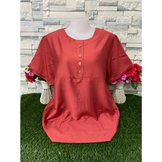 เสื้อผ้าสปัน เสื้อคุณแม่ เนื้อผ้าเบาใส่สบาย มีกระเป๋าหน้า รอ…