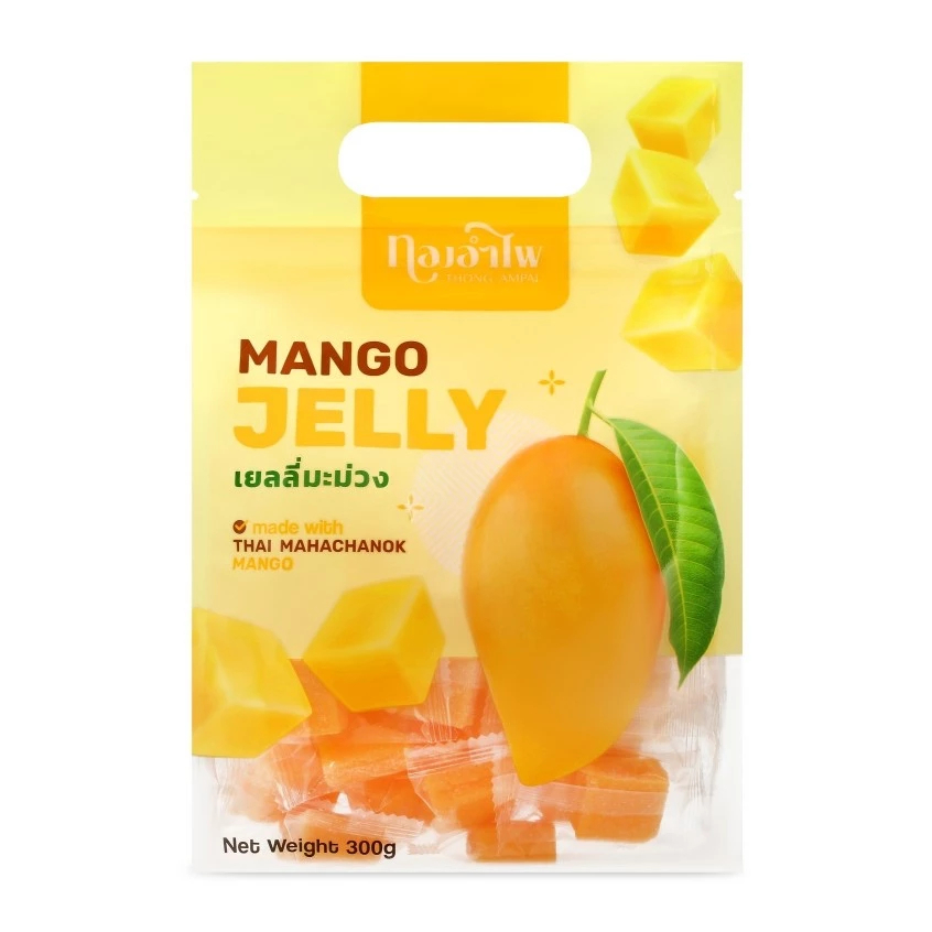 ทองอำไพ เยลลี่มะม่วง (รูปมะม่วง) 300 กรัม THONG AMPAI MANGO JELLY (MANGO) 300G