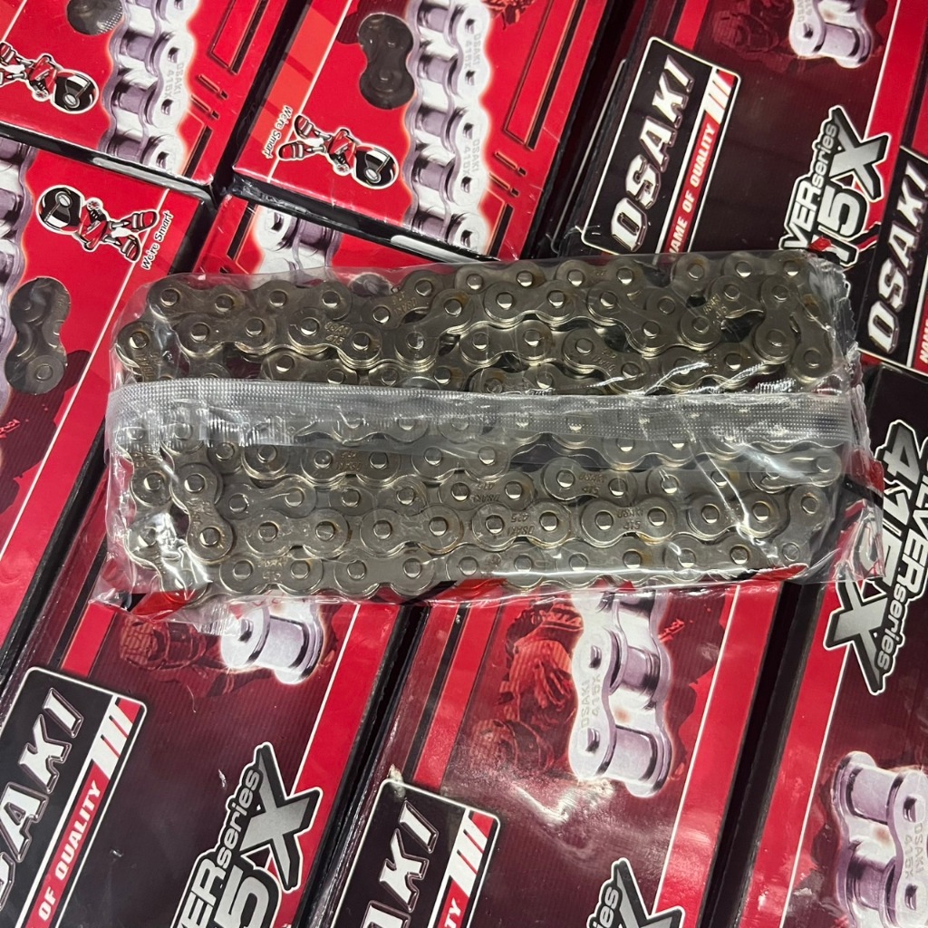 โซ่เลส OSAKI  415 ยาว 106ข้อ 108ข้อ 132ข้อ เลือกความยาวได้ - รูปที่ 3