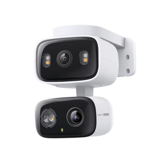 🔥ขายดีส่งไว🔥⚡️กล้องวงจรปิดไวไฟ⚡️TP-LINK (Tapo C246D) 6MP Indoor/Outdoor Dual Lens Pan/Tilt Security Camera