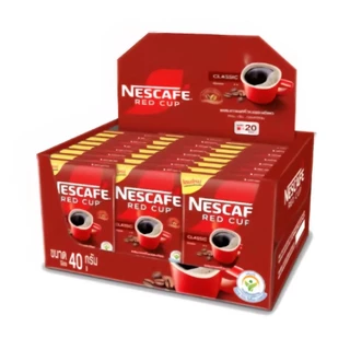 Nescafe​ เนสกาแฟเรดคัพ​ 40 กรัม​ (กล่อง​24​ ซอง)