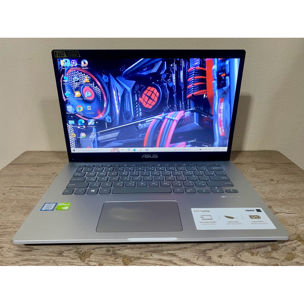 ขาย โน๊ตบุ๊ค Asus X409F Intel Core i5-8265U CPU 1.80 GHz RAM 8 GB SSD 256 GB HDD 1TB