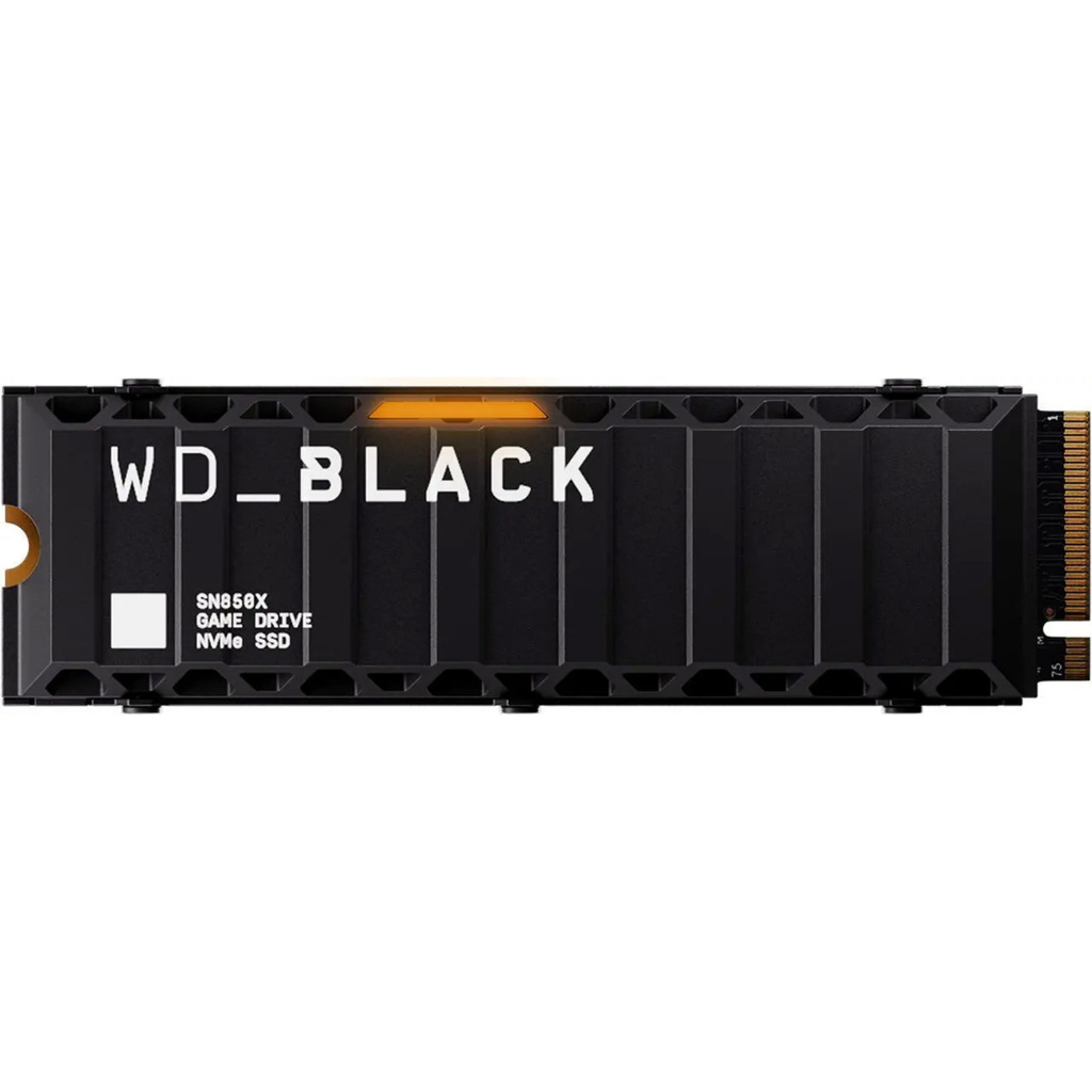 4TB WD Black SN850X NVMe Gen4 PCIe, M.2 2280 Heatsink WDS400T2XHE