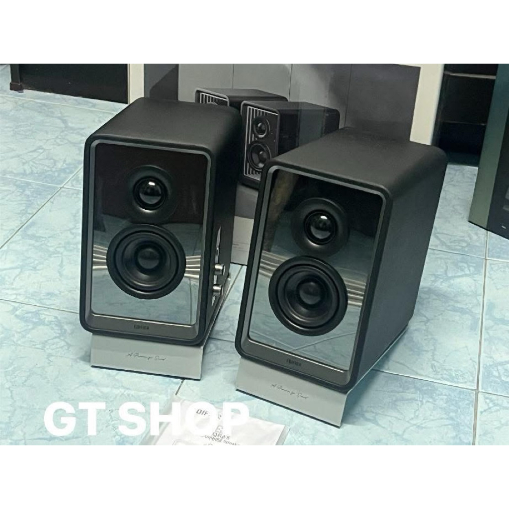 Edifier QR65  เสียงดีมากเบสนุ่มลึกสุดๆ มีไฟในลำโพงสวยมากๆ