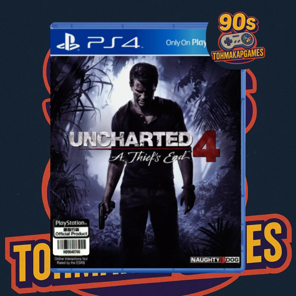 (มือ2) แผ่นเกม PS4 : UNCHARTED 4 : A Thief's End