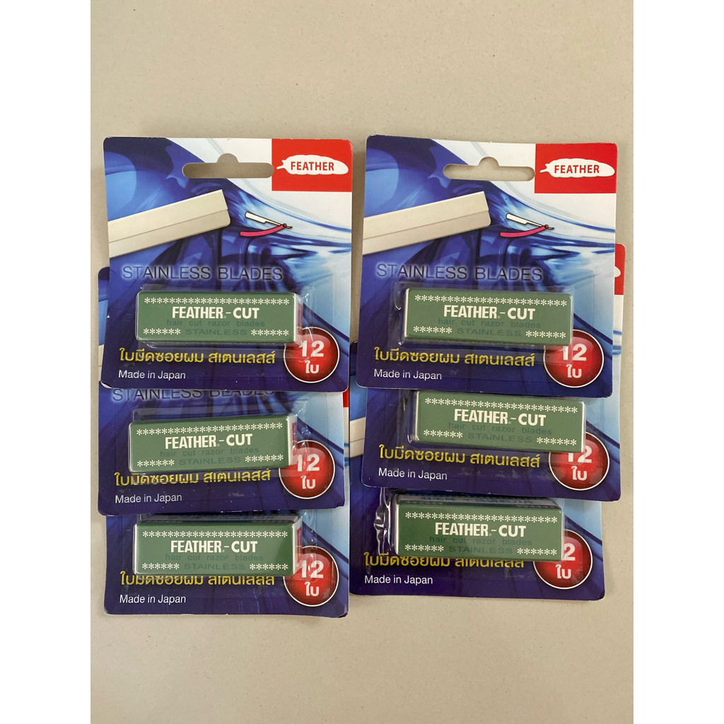 ใบมีดซอยผมสแตนเลส FEATHER-CUT