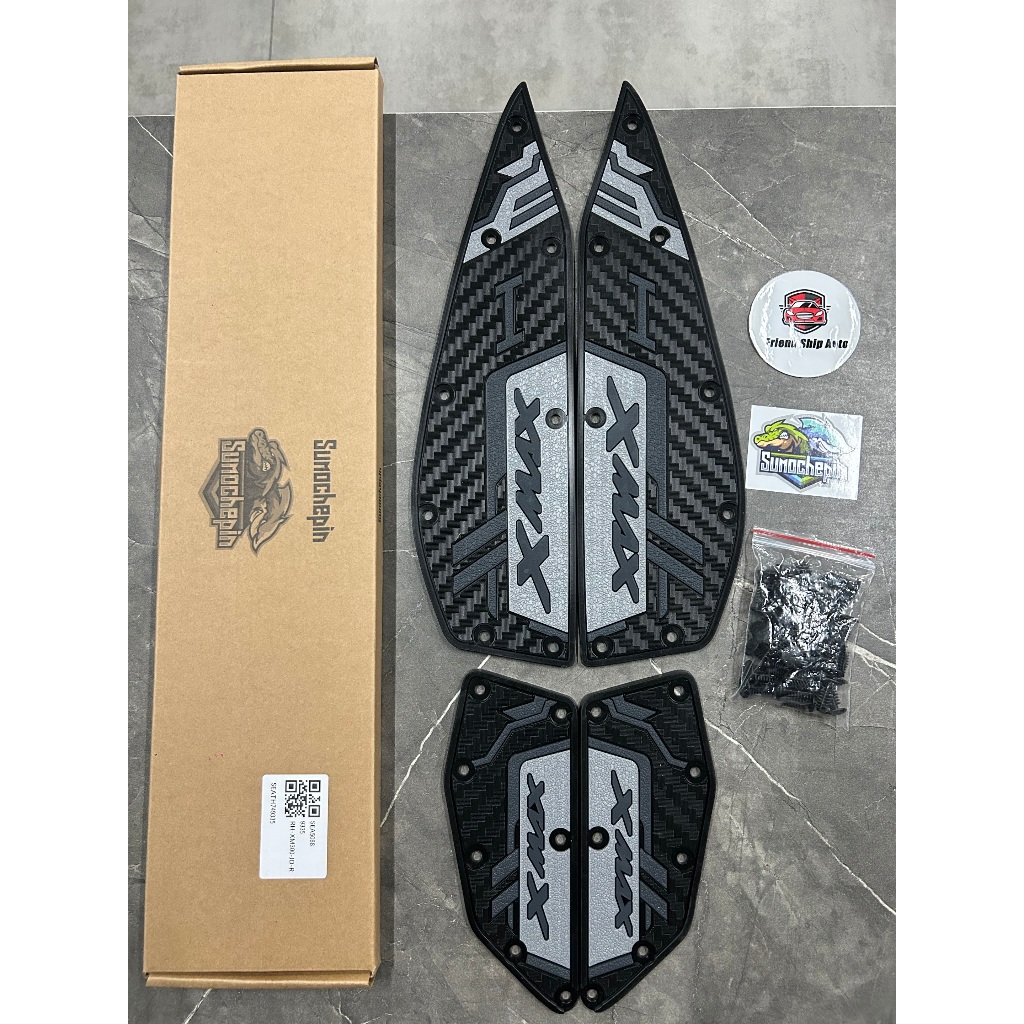 2020-2025 YAMAHA XMAX300 แผ่นรองฝ่าเท้า แผ่นยางกันลื่น แผ่นรองพื้น แผ่นรองเหยียบ สวยงาม ติดตั้งง่าย ทนทาน - รูปที่ 3