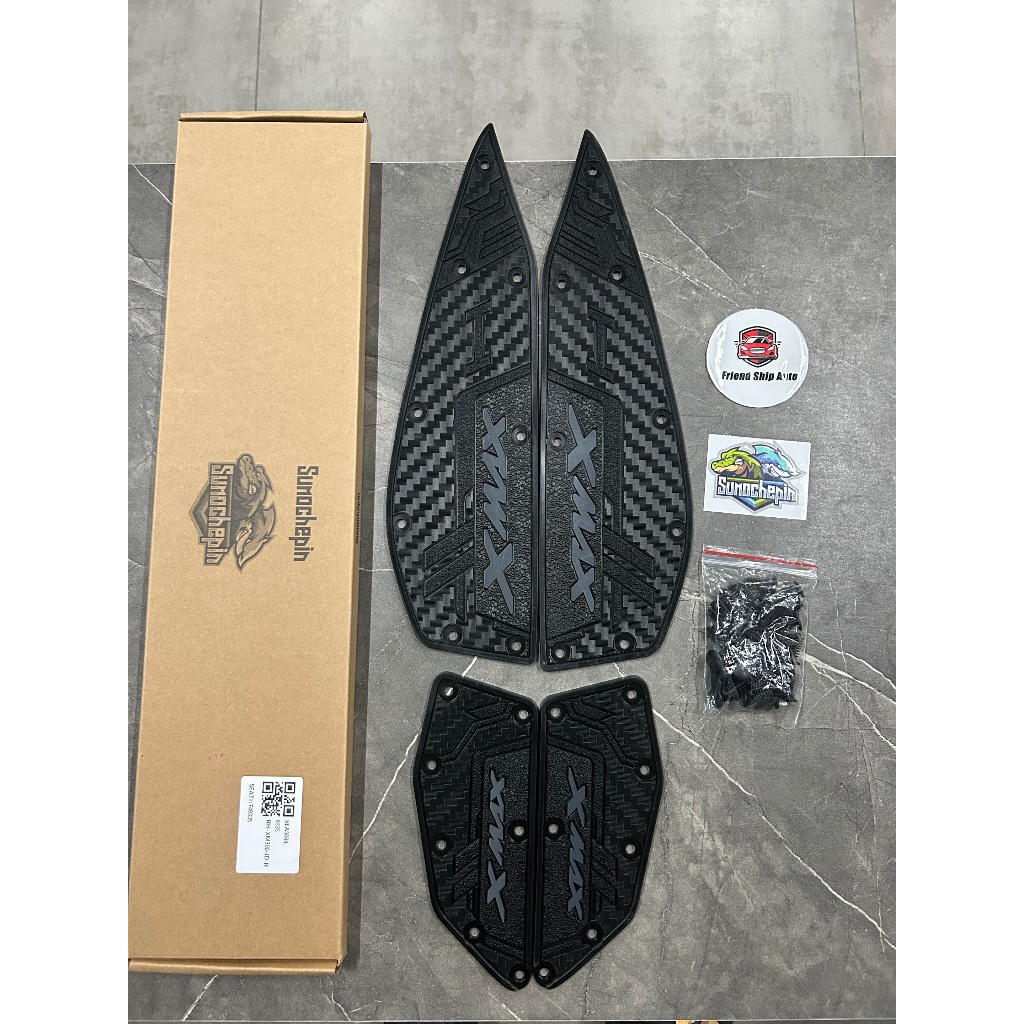 2020-2025 YAMAHA XMAX300 แผ่นรองฝ่าเท้า แผ่นยางกันลื่น แผ่นรองพื้น แผ่นรองเหยียบ สวยงาม ติดตั้งง่าย ทนทาน - รูปที่ 5