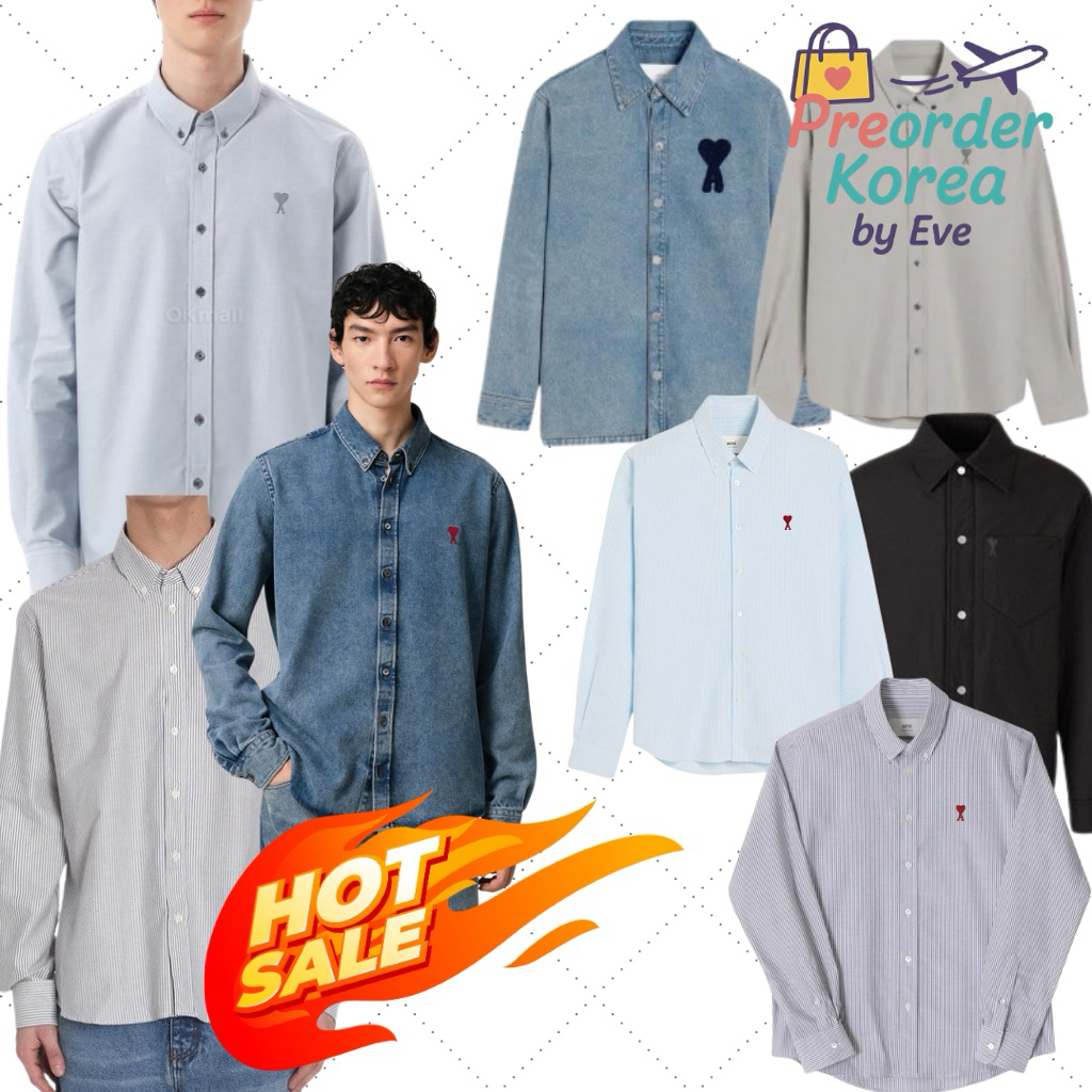 🇰🇷 Ami shirt 👔🏷️❗️❗️