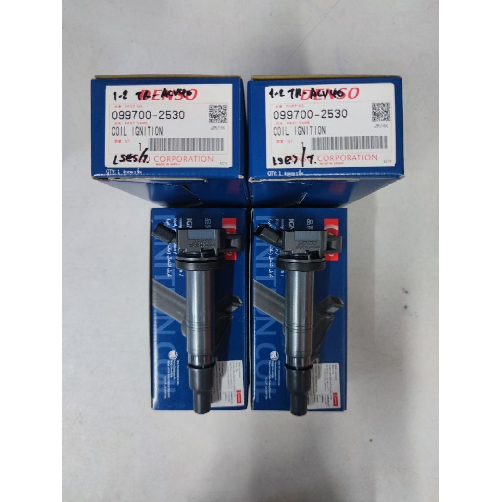 DENSO คอยล์จุดระเบิด TOYOTA Camry ACV40, VIGO เบนซิน, FORTUNER เบนซิน