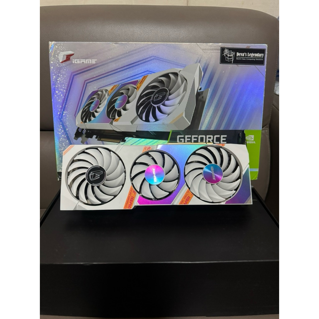 COLORFUL iGame RTX 3060 Ti Ultra W OC G6X V2-V 8GB GDDR6X เทส3 dmark ผ่าน Furmark ผ่าน พอร์ตติดครบ