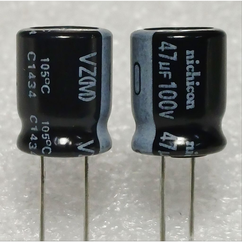 Nichicon VZ 47uf 100v capacitor ตัวเก็บประจุ คาปาซิเตอร์