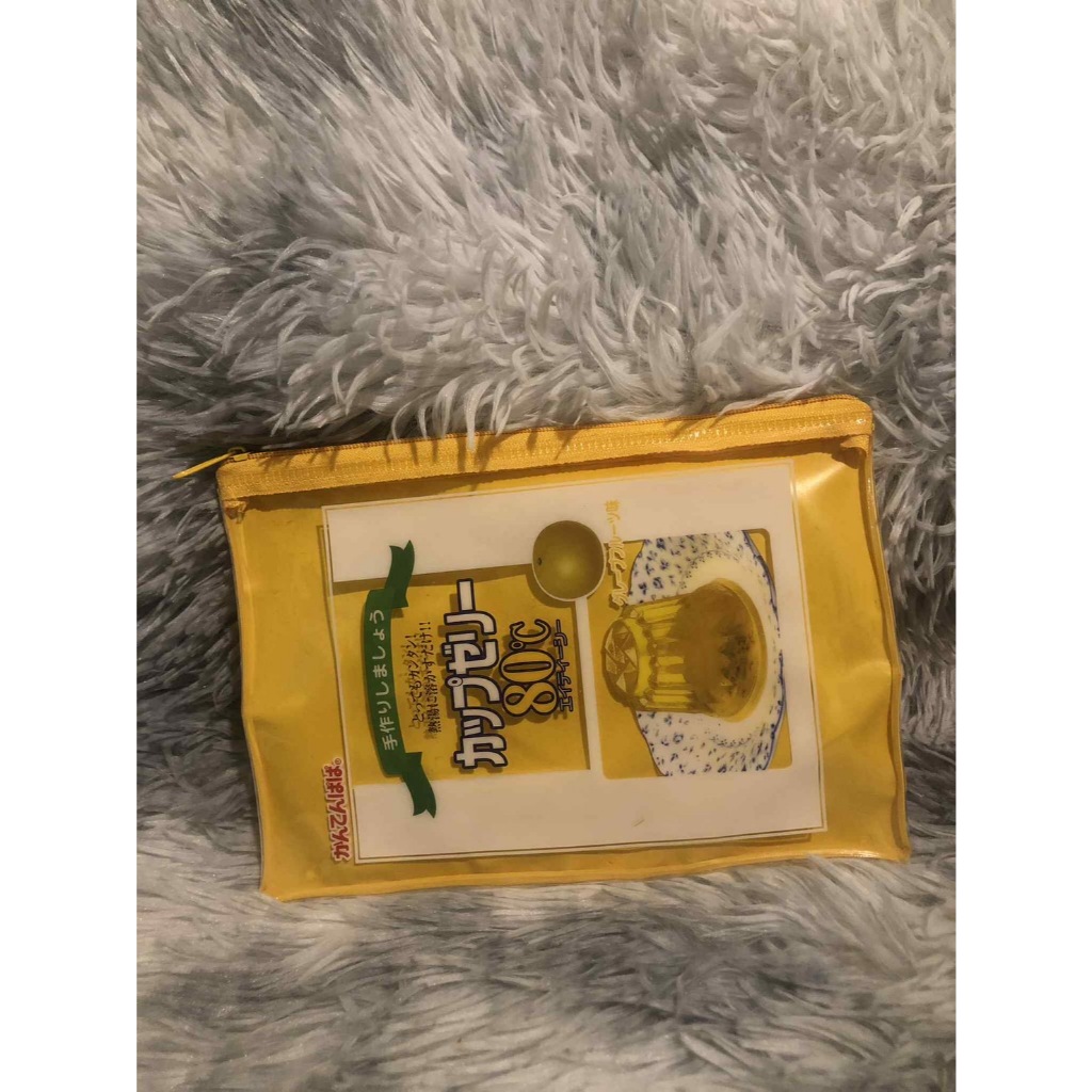 🎀✨ กระเป๋าใส่เครื่องเขียน Kanten Papa Jelly ✨🎀 (มีตำหนิเล็กน้อยตามภาพ ไม่มีผลกับการใช้งานค่ะ)