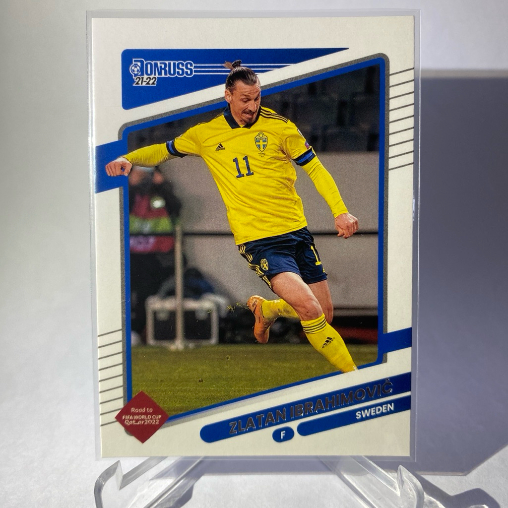 การ์ดนักฟุตบอลสำหรับสะสม ZLATAN IBRAHIMOVIC, SWEDEN, PANINI DONRUSS 2021