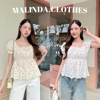 MALINDA​ เสื้อแขนตุ๊กตา จั๊มเอว อก 30-38​ นิ้ว​ ผ้าคอตตอน​ฉล…