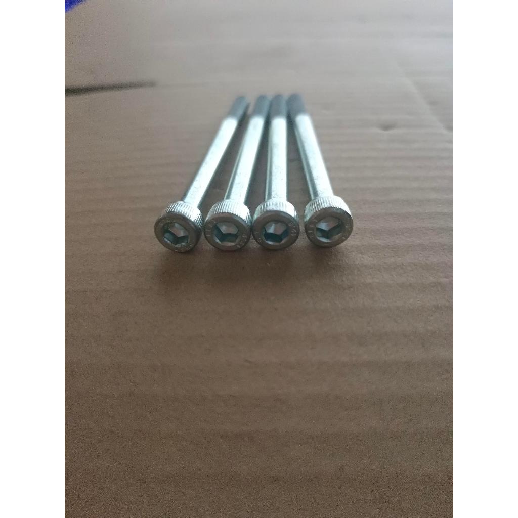 HBS-6X80(W)น็อตหัวจม เกลียวไม่ตลอด M6X80-1.0F สินค้าคงเหลือ/ชิ้น = 98 (PK-C052)