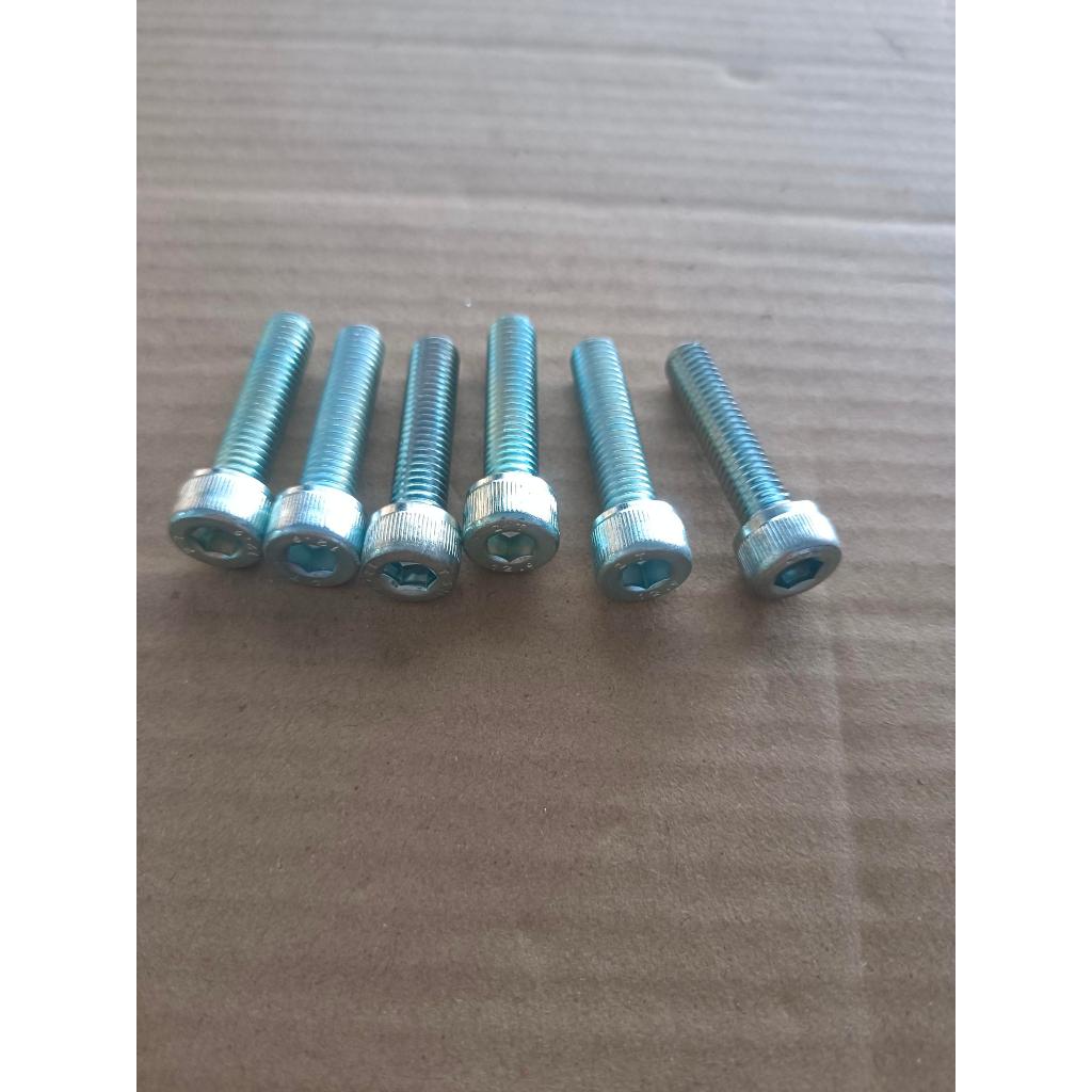 HBS-8X35(W)น็อตหัวจม เกลียวตลอด M8X35-1.25F สินค้าคงเหลือ/ชิ้น = 433 (PK-C058)