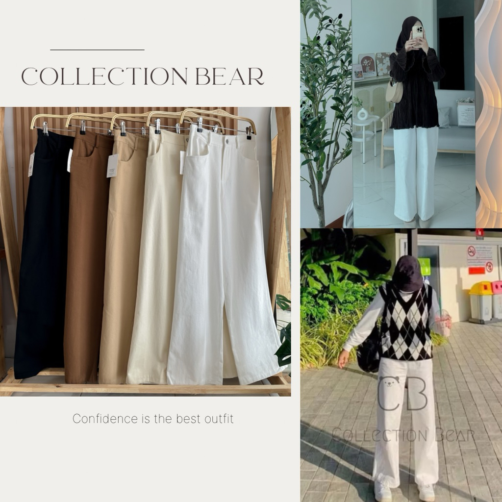 กางเกงคล้ายผ้ายีนส์ 2299