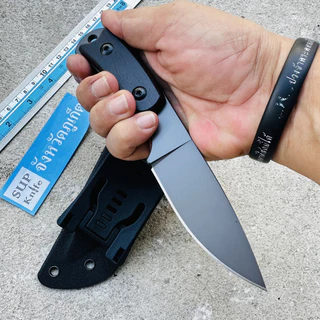 มีด FBIQQ ของแท้1000% มีโลโก้FBIQQ บนใบมีด รุ่น ผงาดโลก Fearless -005 FBIQQ knife