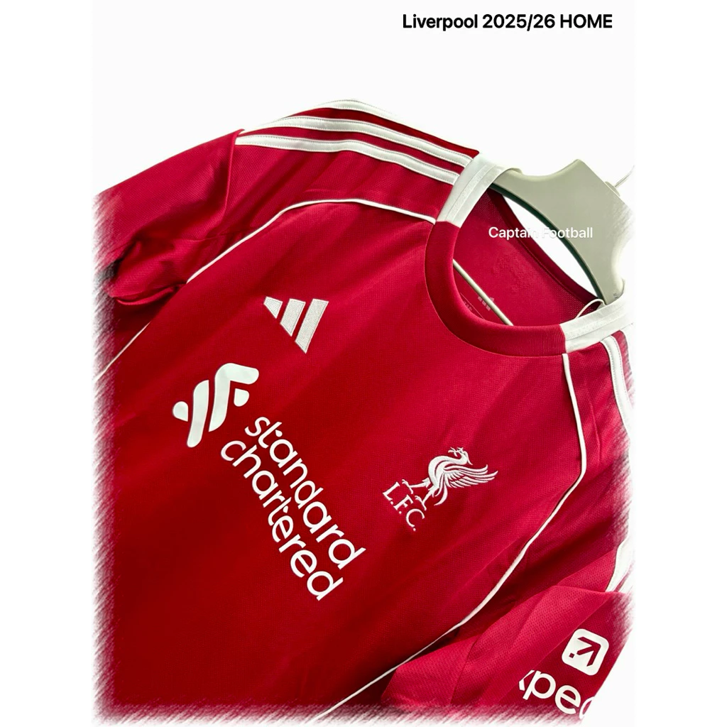 เสื้อทีมฟุตบอล ลิเวอร์พูล 2025/26 HOME เกรดแฟนบอล