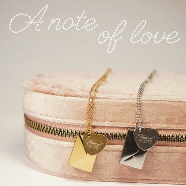 A note of love necklace | houseofpeony.co