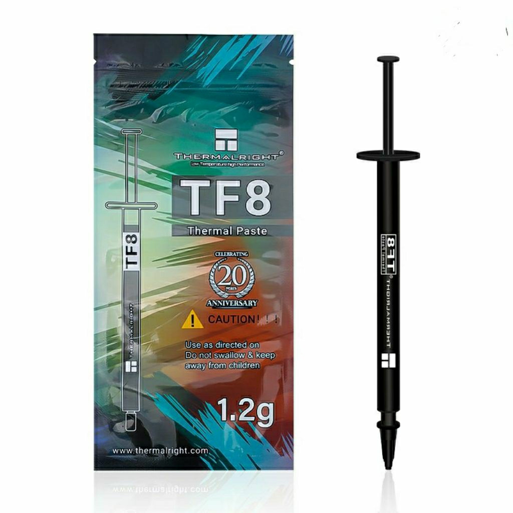 ซิลิโคนนำความร้อน Thermalright TF8 1.2g ขนาด1.2g 13.8 W/m.k/TF8 Thermal Paste 1.2g ทาซีพียู การ์ดจอ 