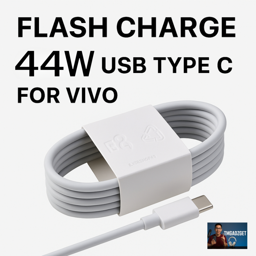 ⚡Buy 2 ลด 10% สายชาร์จ รองรับ VIVO 44W 4A USB TYPE C FLASH CHARGE ชาร์จเร็ว Y76 V23E NEX3 V25 V23