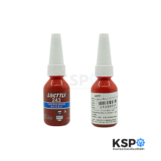 น้ำยาล็อกเกลียว เบอร์ 243 ปริมาณ 10ml น้ำยากันคลาย น้ำยาล็อคเกลียวแรงยึดปานกลาง LOCTTLF อุปกรณ์ช่าง