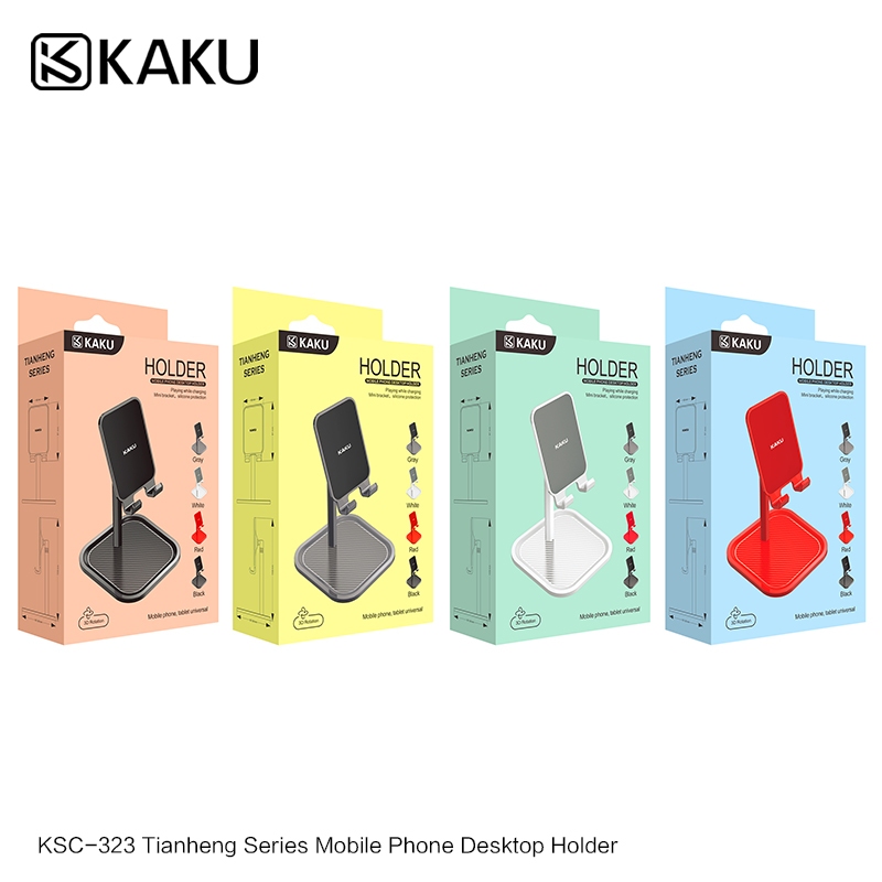 KSC-323  Mobile Phone Desktop Holder  แท่นวางมือถือ โทรศัพท์มือถือ แท็บเล็ตสากล แบบตั้งโต๊ะ AB6