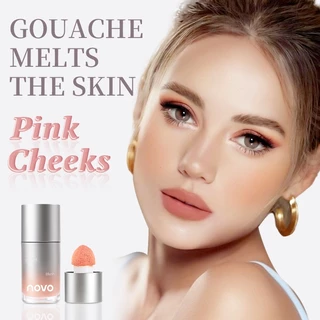 6546 (ใหม่/แท้) NOVO BLUSH LIQUID บลัชออน ปัดแก้มแบบน้ำ สีสวย ติดทน กันน้ำ