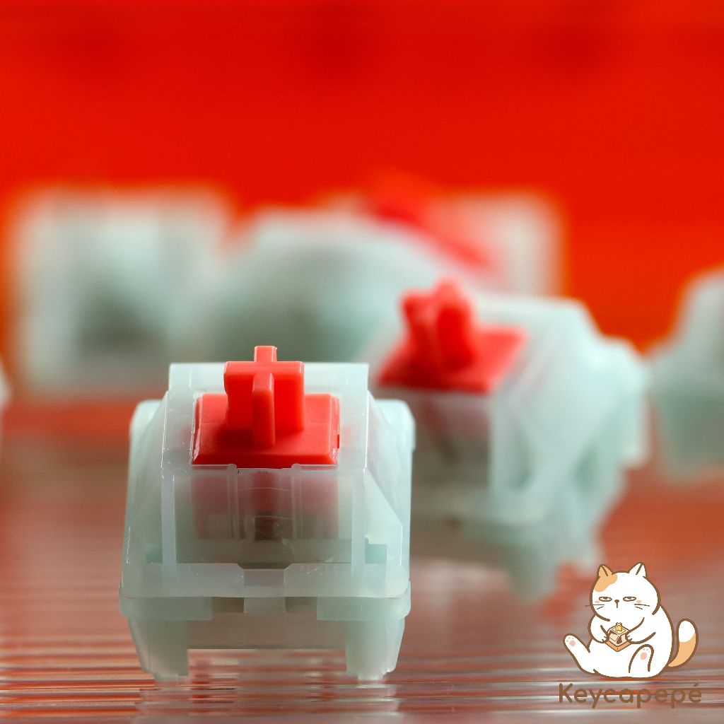 HMX Coral Sea linear switch (10ชิ้น) pre lubed สวิตช์คีย์บอร์ด 1จังหวะ