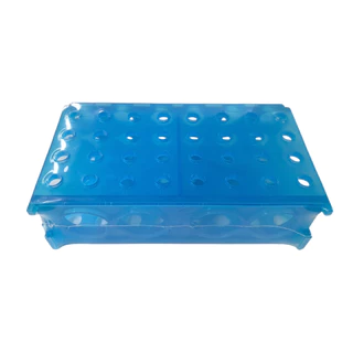 ที่วางหลอดทดลอง | Plastic Rack 4 ด้าน | Tube Rack สำหรับ Microcentrifuge 0.5–50 ml | คละสี (ส้ม/เหลือง/เขียว)