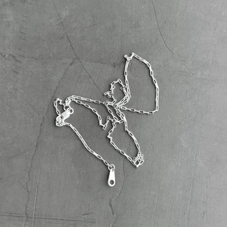 (necklace,เฉพาะสร้อย) : FLAT BOX NECKLACE SILVER 925 / สร้อยคอ สร้อยคอเงินแท้ | YOUR WISHLIST
