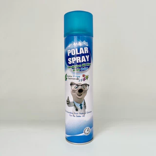(กระป๋องฟ้า) สเปรย์ฆ่าเชื้อในอากาศ Polar Spray 280ml 1 กระป๋อง