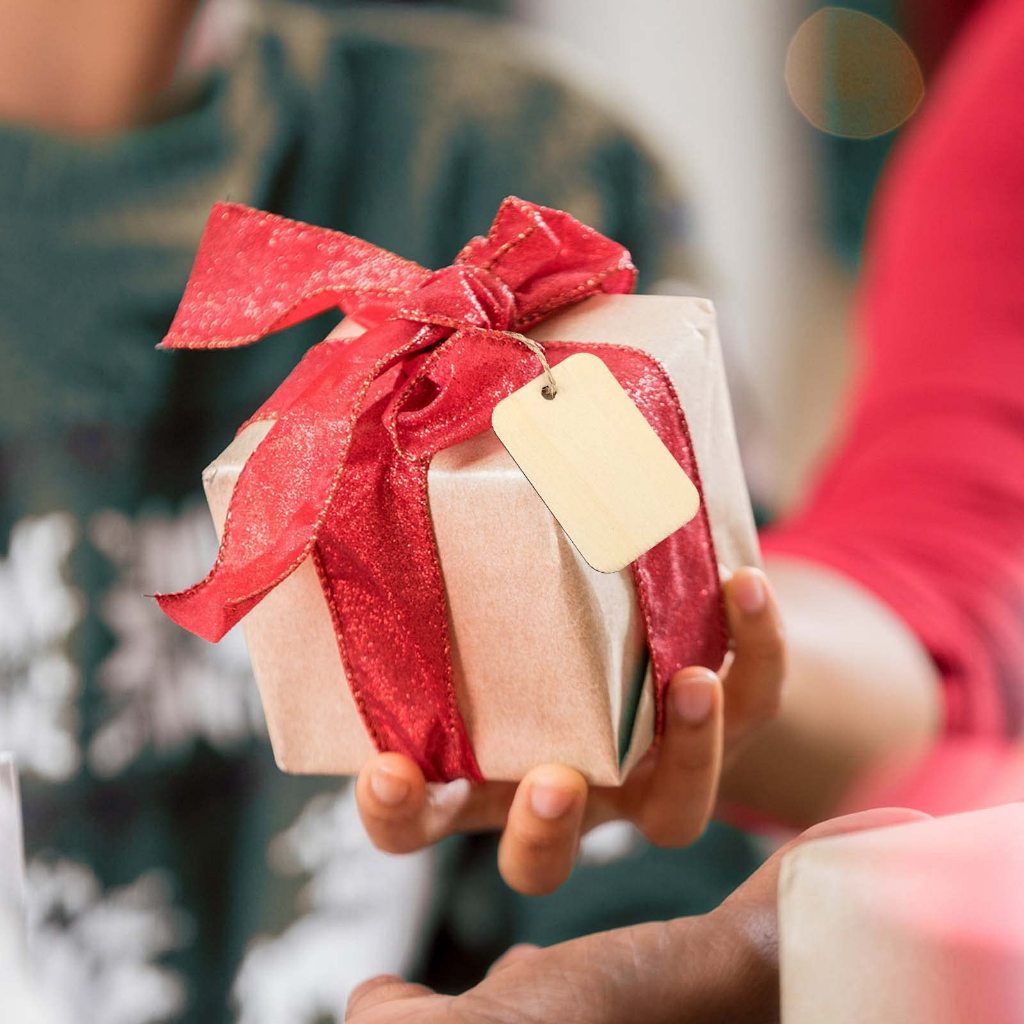 แผ่นไม้ ป้ายห้อย 100ชิ้น +(เชือกป่าน 16 ม. ）ป้ายแท็กไม้ สําหรับตกแต่งงานฝีมือ ไม้อัดเปล่า สำหรับทำพวงกุญแจ D.I.Y - รูปที่ 6