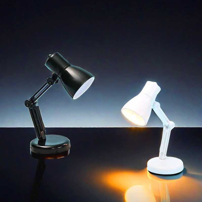 💡พร้อมส่ง💡 โคมไฟตั้งโต๊ะมินิ ไฟพร็อพตั้งโต๊ะ ขนาดเล็กพกพาง่าย สีขาว/ดำ น่ารักสไตล์มินิมอล - รูปที่ 5