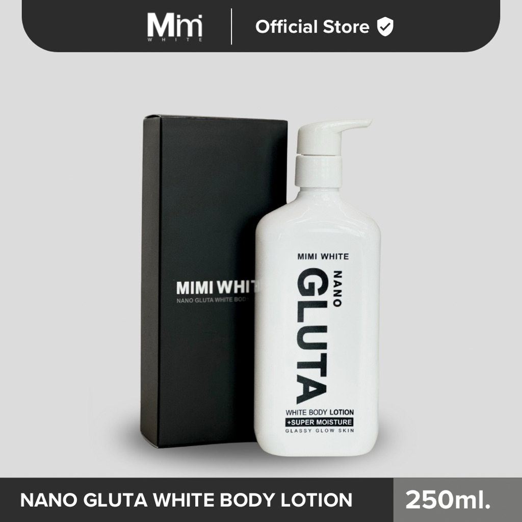 MIMI WHITE NANO GLUTA WHITE BODY LOTION 250ml.