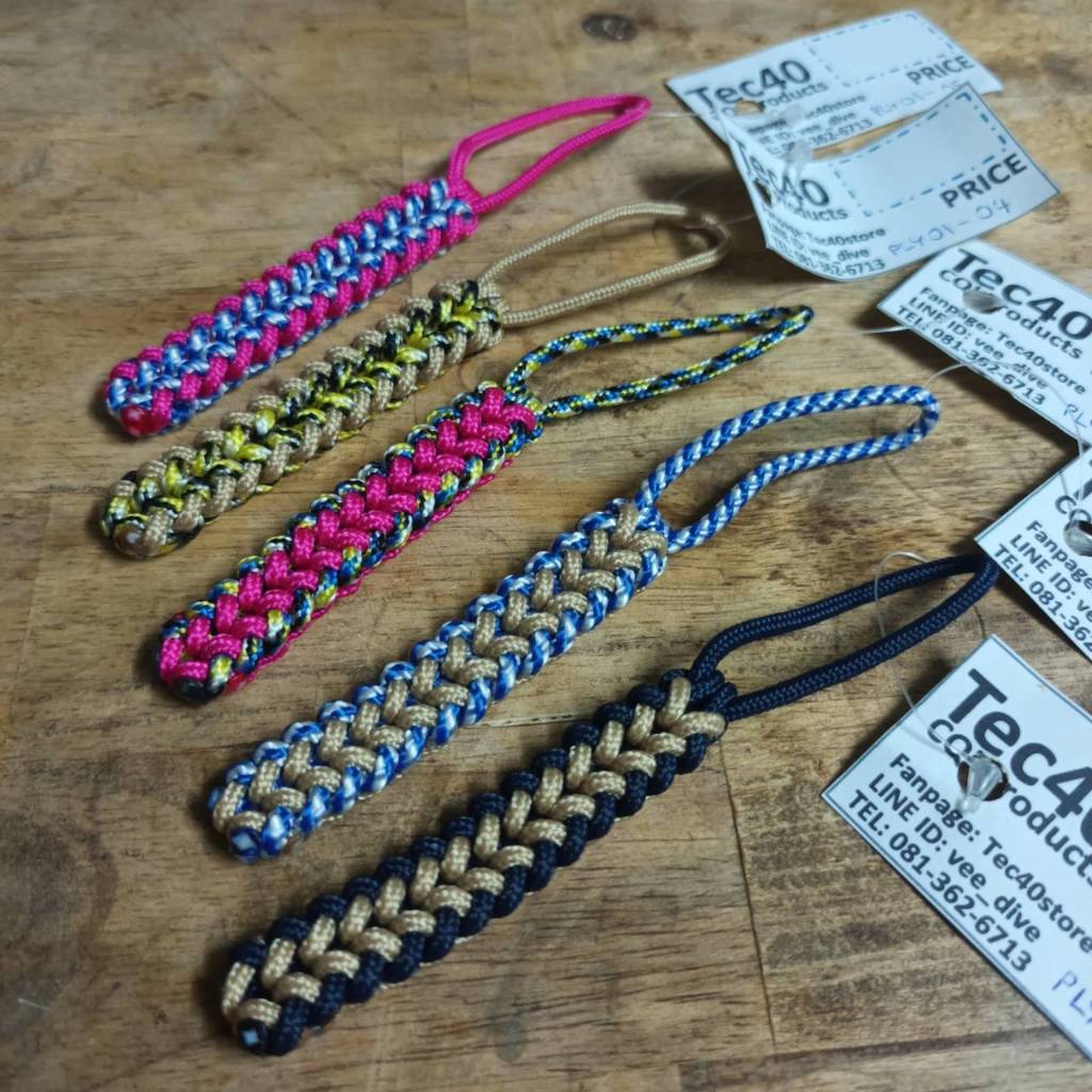 MC2THAILAND Paracord 2mm Lanyard UNIT PLY01-01 PLY01-02 PLY01-03 PLY01-04 PLY01-05 เชือกหัวซิป สายห้อย