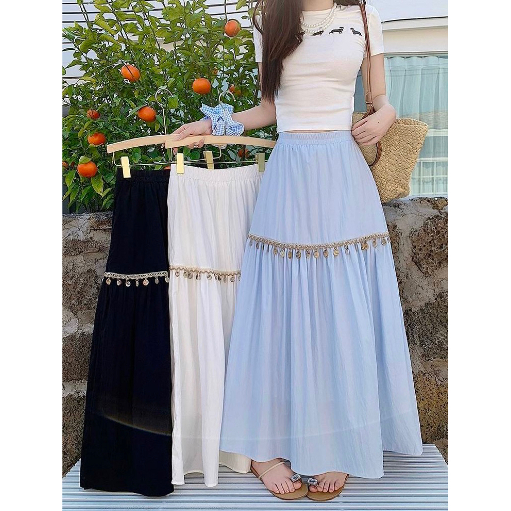 LILY #2 รวมกระโปรงตัวยาว งานFree size ที่น่ารักจนใจเจ็บ งานนำเข้า สวยตรงปกไม่ผิดหวังค่ะ