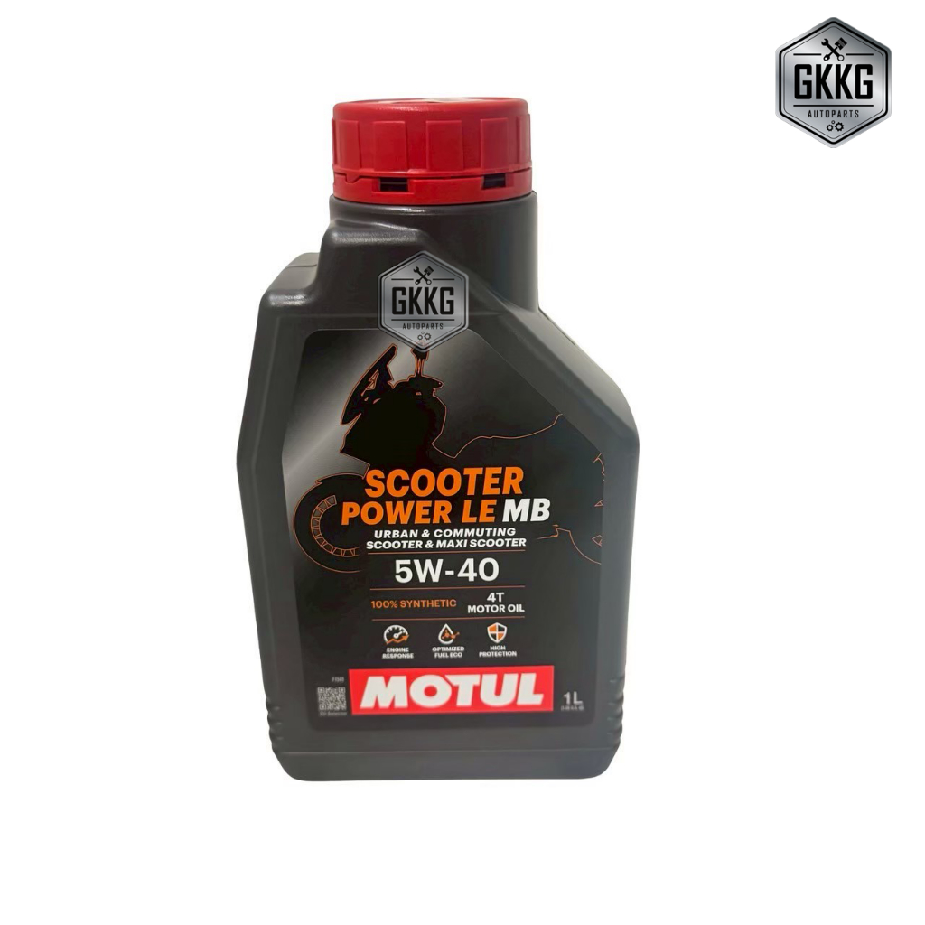 MOTUL SCOOTER POWER LE SAE 5W-40 MB น้ำมันเครื่องสังเคราะห์แท้ 100% MOTUL