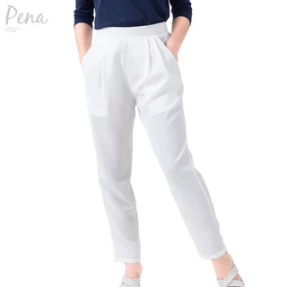 Pena house กางเกงขายาว สม็อคหลัง สีพื้น PSPL002