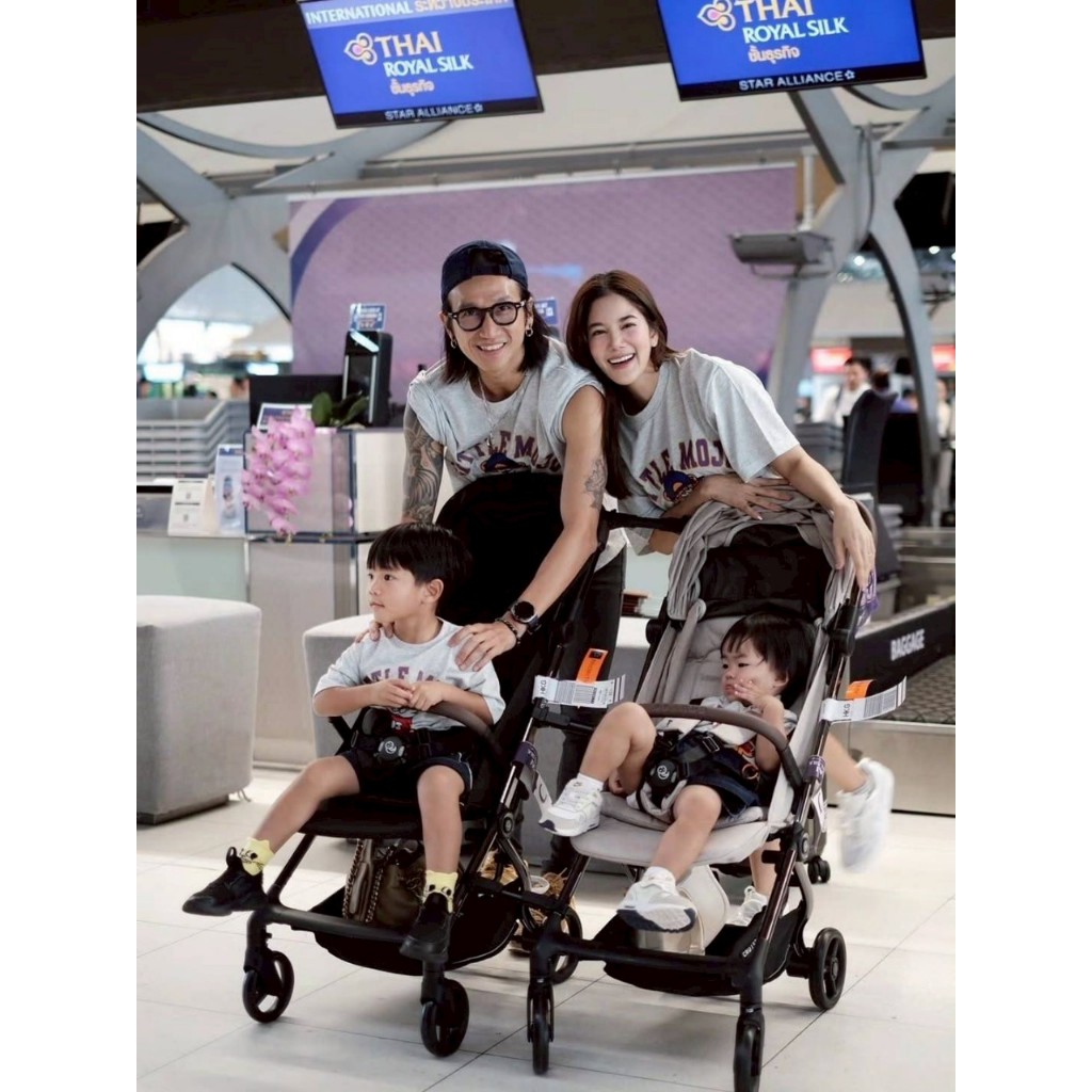 Cooper Cruise รถเข็นนวัตกรรมใหม่ พับ auto สี Double Black