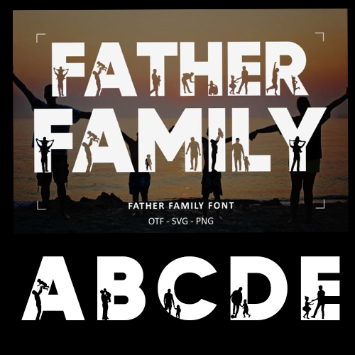 ตัวรีดติดเสื้อ Father-Family  อักษร 0-9 และ อักษร A-Z สีขาว F.73 ฟอนต์เก๋ๆ  รีดติดทุกเนื้อผ้า