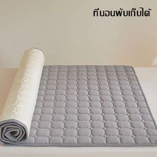 แผ่นรองนอนผ้าฝ้าย100% แผ่นรองที่นอน แอนตี้แบคทีเรีย ระบายอากาศดี หนานุ่มสบาย กันลื่นแรง ผ้ารองนอนเย็นสบายหน้า 3/4/5/6ฟุต