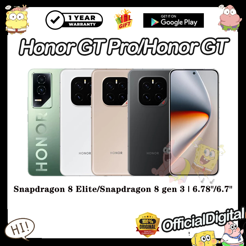 Honor GT Pro Snapdragon 8 Elite Honor GT Snapdragon 8 gen 3 Honor AI Phone | สนับสนุนไทยและ Google |