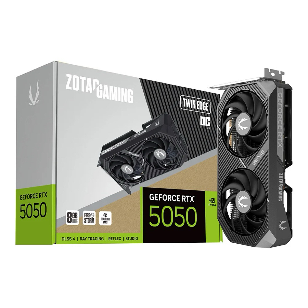 VGA ZOTAC GAMING RTX5050 TWIN EDGE OC 8GB (การ์ดจอมือสอง)