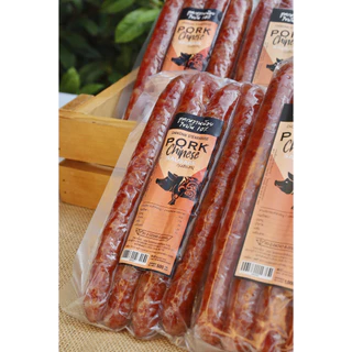 Chokchai กุนเชียงหมู (สูตรหวานน้อย) ไขมัน 10% หมูล้วน ขนาด 500กรัม และ 1,000กรัม ของฝากฟาร์มโชคชัย