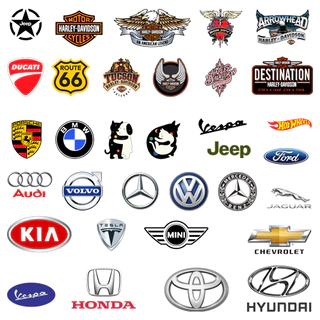 ตัวรีดโลโก้รถ MOTOR HARLEY 🚘 🚘โลโก้รถยนต์ 🛵 รีดง่าย ตัวรีดติดเสื้อ สติกเกอร์รีดติดเสื้อ